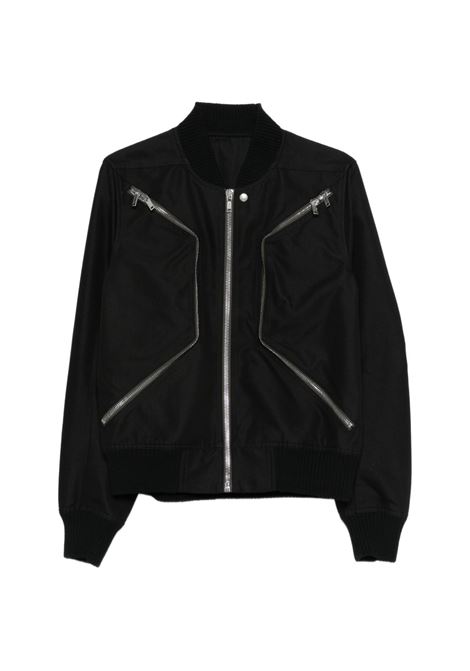 heizer flicght jacket man black RICK OWENS | RU01F2790 CDU09